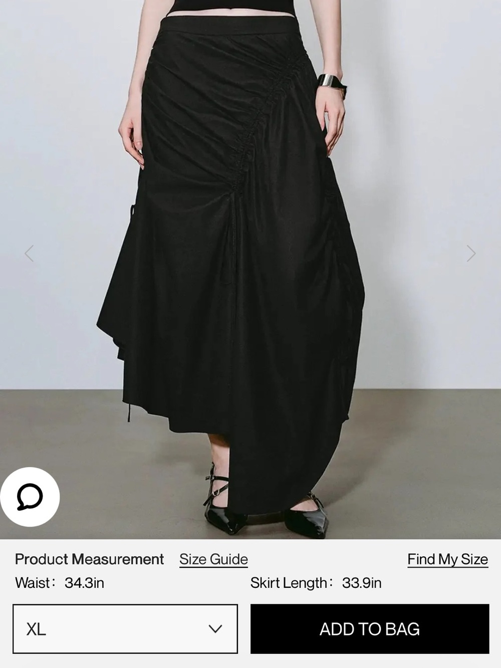 Urban Revivo asymmetrical skirt - Picture 2 of 5